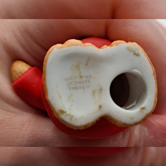 Enesco Lucy and Me Christmas antler bear figurine - Picture 8 of 8